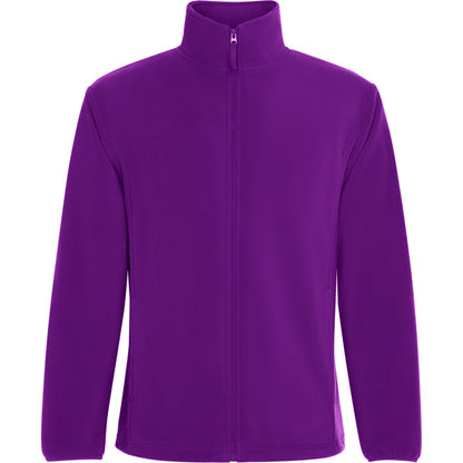 ROLY NEW ARTIC Men's fleece jacket in purple - promotional clothing printed with your company logo