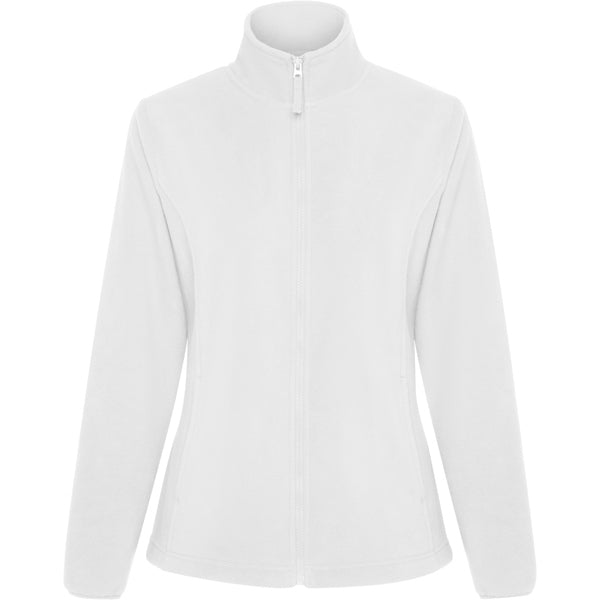 ROLY NEW ARTIC WOMAN Women's fleece jacket in white - promotional clothing printed with your company logo