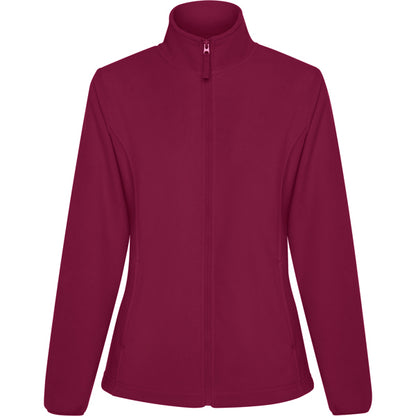 ROLY NEW ARTIC WOMAN Women's fleece jacket in garnet - promotional clothing printed with your company logo