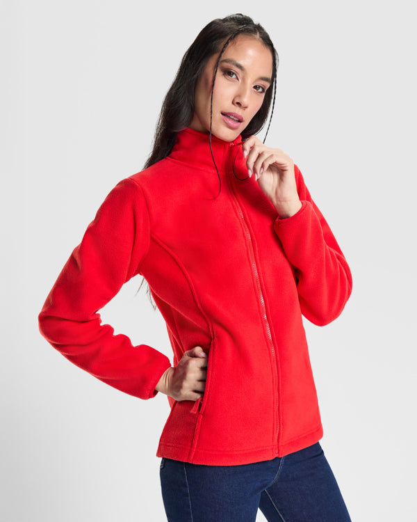 ROLY NEW ARTIC WOMAN Women's fleece jacket in white - promotional clothing printed with your company logo