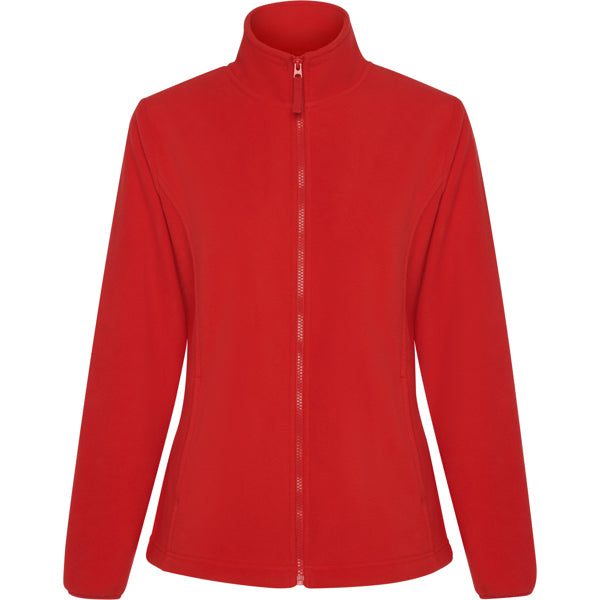 ROLY NEW ARTIC WOMAN Women's fleece jacket in red - promotional clothing printed with your company logo