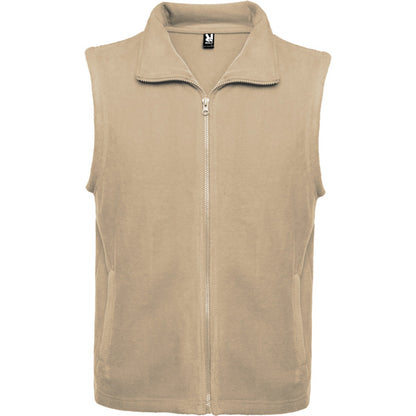 ROLY NEW BELLAGIO Unisex fleece vest in sand - promotional clothing printed with your company logo