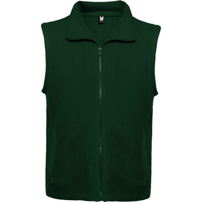 ROLY NEW BELLAGIO Unisex fleece vest in bottle green - promotional clothing printed with your company logo
