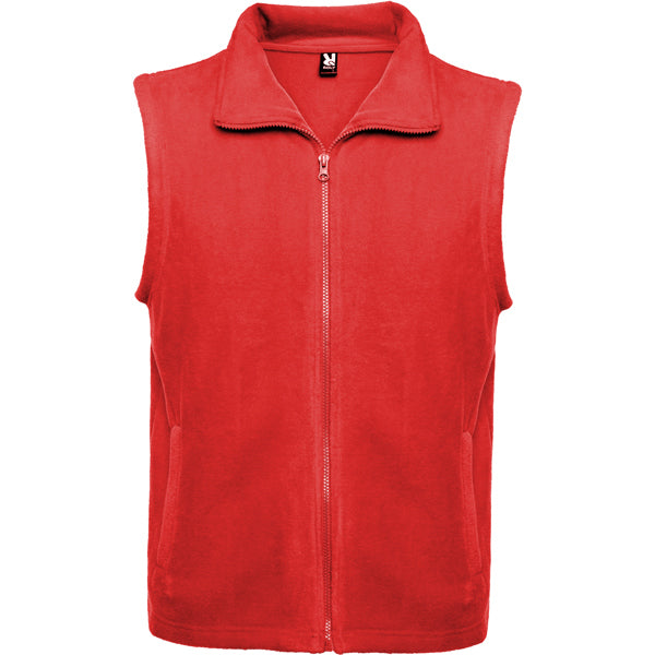 ROLY NEW BELLAGIO Unisex fleece vest in red - promotional clothing printed with your company logo