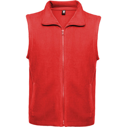 ROLY NEW BELLAGIO Unisex fleece vest in red - promotional clothing printed with your company logo