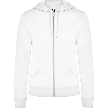 ROLY VELETA Women's hoodie in white - promotional clothing printed with your company logo