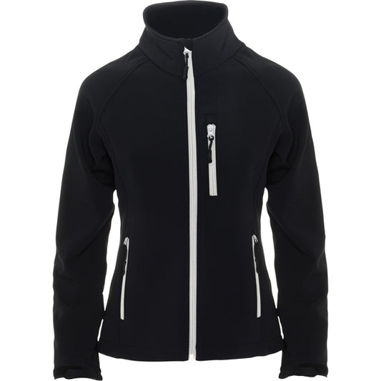 ROLY ANTARTIDA WOMAN Women's softshell jacket in black - promotional clothing printed with your company logo