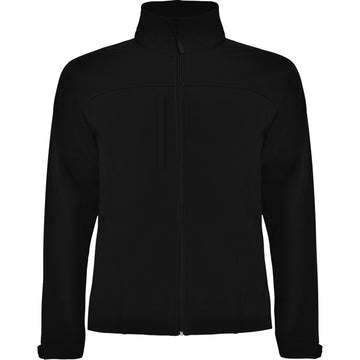 ROLY RUDOLPH Men's softshell jacket in black - promotional clothing printed with your company logo