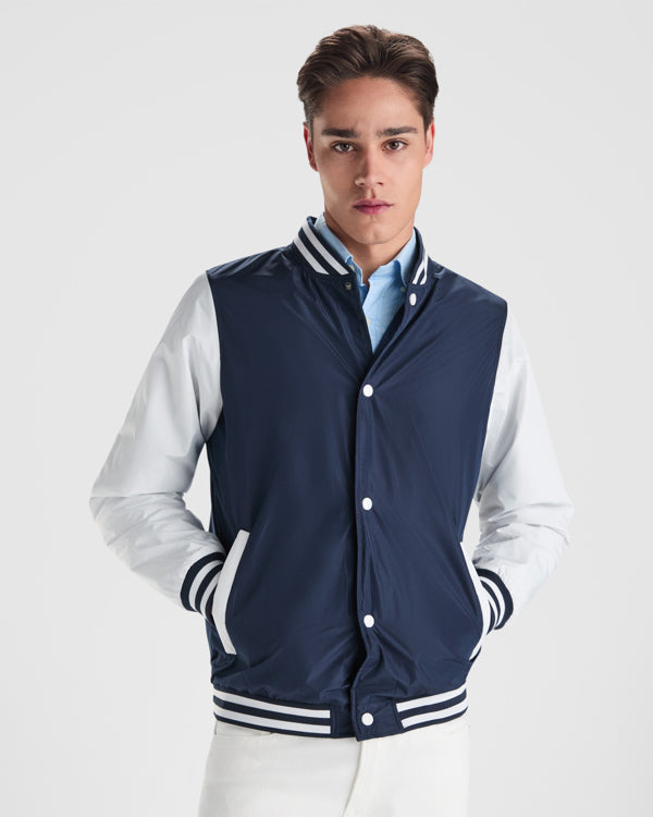 ROLY CALIFORNIA Unisex jacket in black/white - promotional clothing printed with your company logo