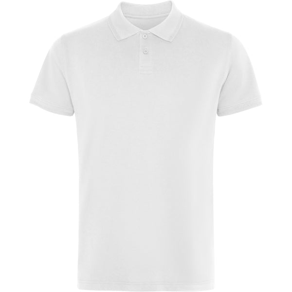 ROLY WOS Unisex polo shirt in white - promotional clothing printed with your company logo