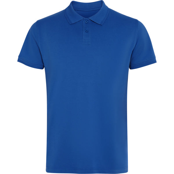 ROLY WOS Unisex polo shirt in royal blue - promotional clothing printed with your company logo