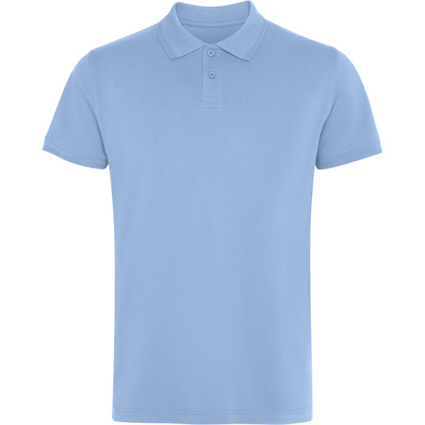 ROLY WOS Unisex polo shirt in sky blue - promotional clothing printed with your company logo