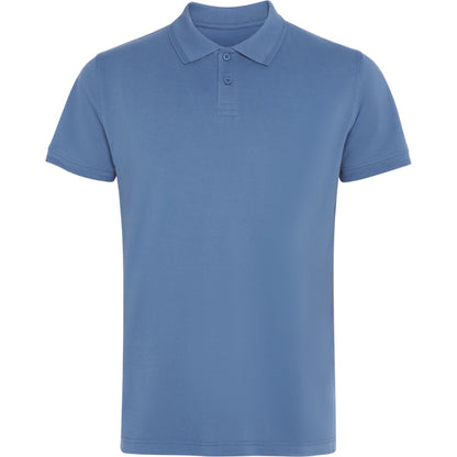 ROLY WOS Unisex polo shirt in riviera blue - promotional clothing printed with your company logo