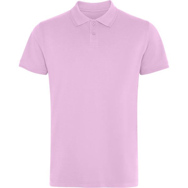 ROLY WOS Unisex polo shirt in light pink - promotional clothing printed with your company logo