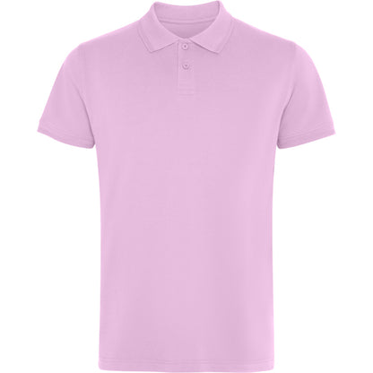 ROLY WOS Unisex polo shirt in light pink - promotional clothing printed with your company logo