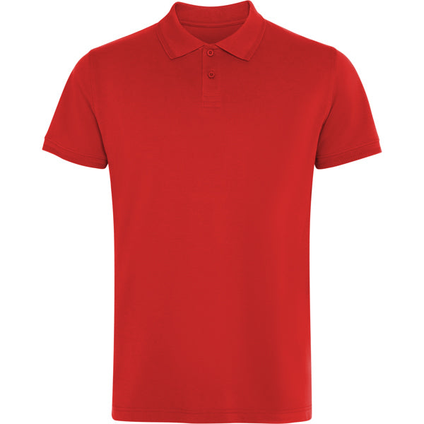 ROLY WOS Unisex polo shirt in red - promotional clothing printed with your company logo