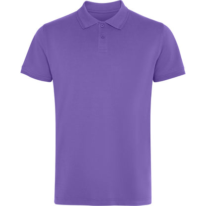 ROLY WOS Unisex polo shirt in iris purple - promotional clothing printed with your company logo