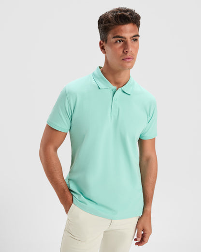 ROLY WOS Unisex polo shirt in white - promotional clothing printed with your company logo