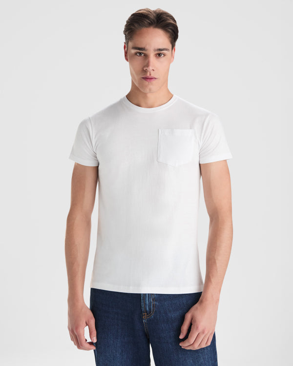 ROLY TECKEL Men's T-shirt in white - promotional clothing printed with your company logo