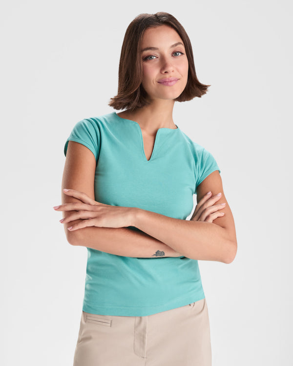 ROLY BELICE Women's T-shirt in white - promotional clothing printed with your company logo