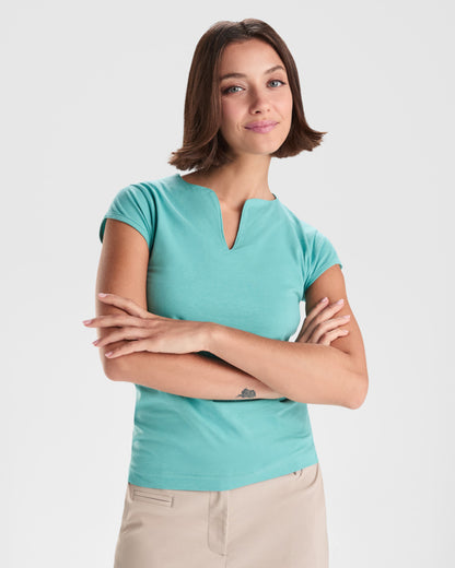 ROLY BELICE Women's T-shirt in white - promotional clothing printed with your company logo