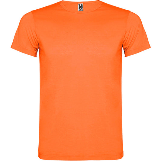 ROLY AKITA Men's T-shirt in fluor orange - promotional clothing printed with your company logo