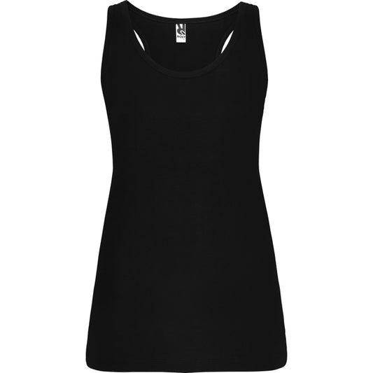 ROLY BRENDA Women's tank top in black - promotional clothing printed with your company logo