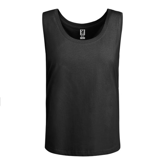 ROLY NARA Women's tank top in black - promotional clothing printed with your company logo