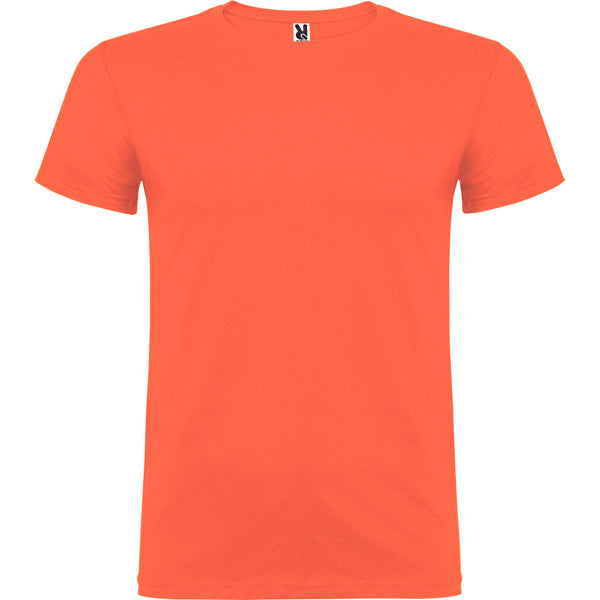 ROLY BEAGLE Unisex T-shirt in coral - promotional clothing printed with your company logo