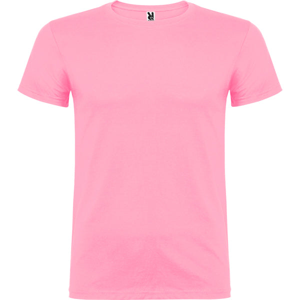 ROLY BEAGLE Unisex T-shirt in silk pink - promotional clothing printed with your company logo