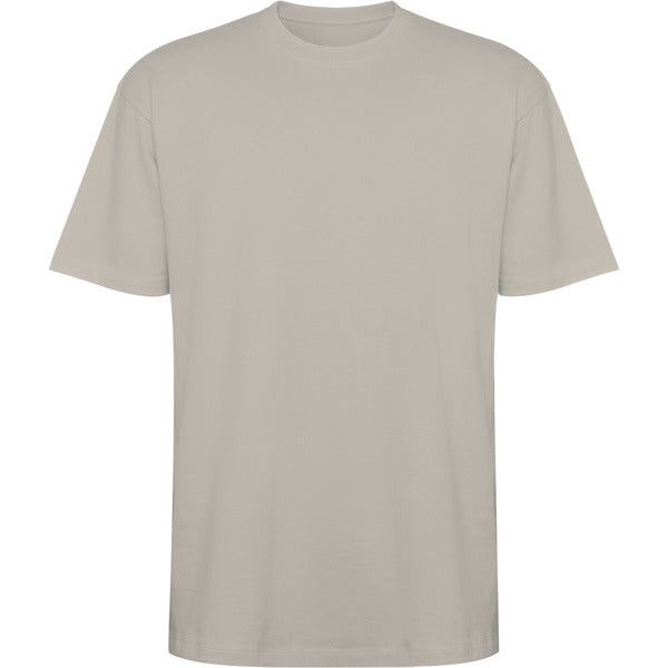 ROLY BULL Unisex T-shirt in stone grey - promotional clothing printed with your company logo