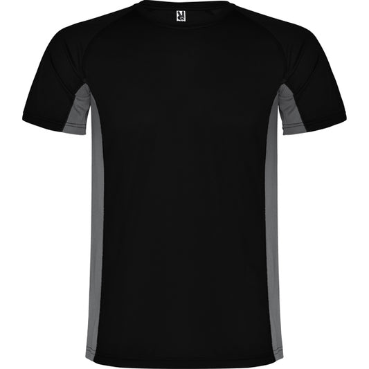 ROLY SHANGHAI Men's T-shirt in black/dark lead - promotional clothing printed with your company logo