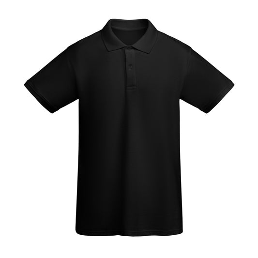 ROLY PRINCE Men's polo shirt in black - promotional clothing printed with your company logo