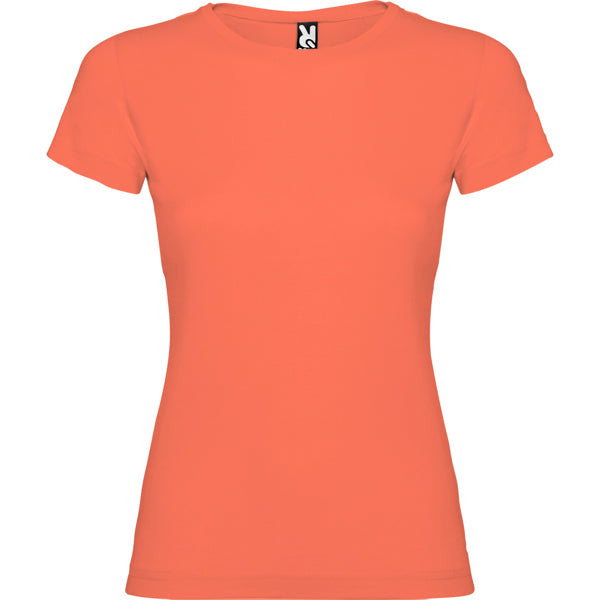 ROLY JAMAICA Women's T-shirt in coral - promotional clothing printed with your company logo