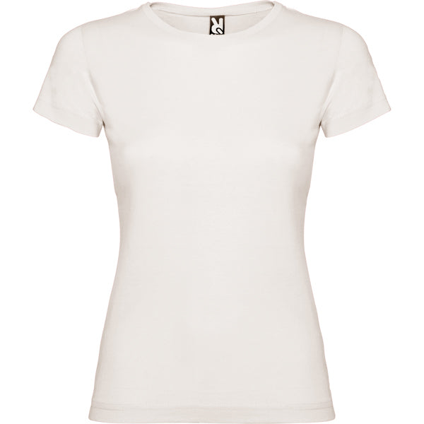ROLY JAMAICA Women's T-shirt in vintage white - promotional clothing printed with your company logo