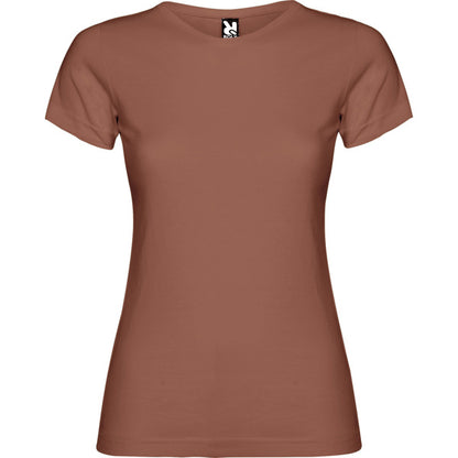 ROLY JAMAICA Women's T-shirt in brick red - promotional clothing printed with your company logo