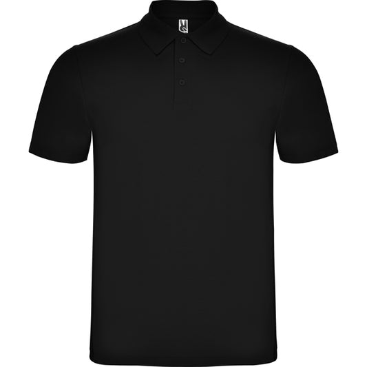 ROLY AUSTRAL Men's polo shirt in black - promotional clothing printed with your company logo