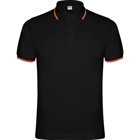 ROLY NATION Men's polo shirt in black - promotional clothing printed with your company logo