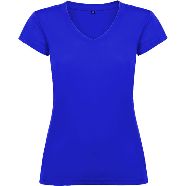 ROLY VICTORIA Women's T-shirt in royal blue - promotional clothing printed with your company logo