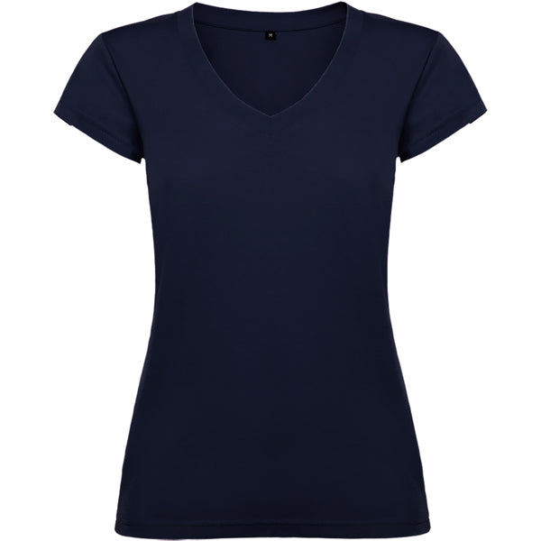 ROLY VICTORIA Women's T-shirt in navy blue - promotional clothing printed with your company logo