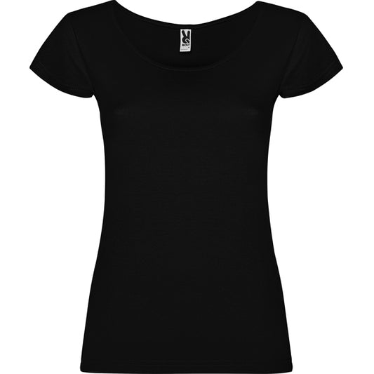 ROLY GUADALUPE Women's T-shirt in black - promotional clothing printed with your company logo