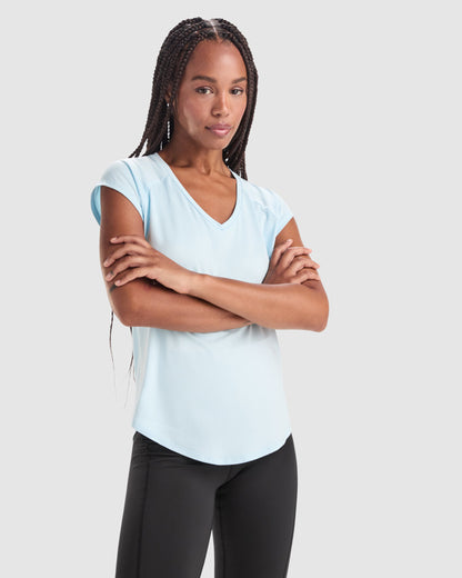 ROLY AVUS Women's T-shirt in white - promotional clothing printed with your company logo