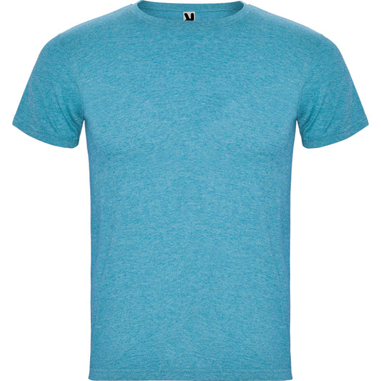 ROLY FOX Men's T-shirt in heather turquoise - promotional clothing printed with your company logo