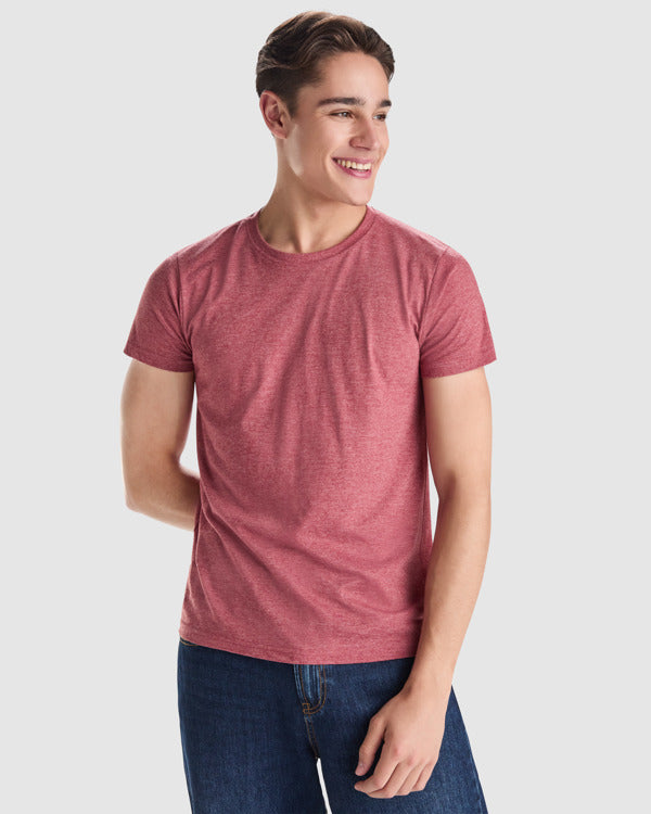 ROLY FOX Men's T-shirt in heather black - promotional clothing printed with your company logo