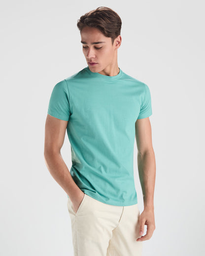 ROLY STAFFORD Men's T-shirt in white - promotional clothing printed with your company logo