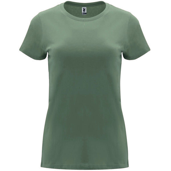 ROLY CAPRI Women's T-shirt in laurel green - promotional clothing printed with your company logo