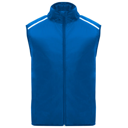 ROLY JANNU Unisex windbreaker in royal blue - promotional clothing printed with your company logo