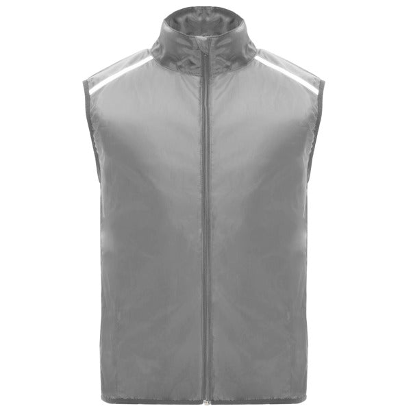 ROLY JANNU Unisex windbreaker in grey - promotional clothing printed with your company logo