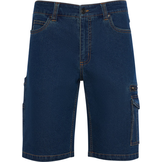 ROLY WRK NIVUS Unisex shorts in blue jeans - promotional clothing printed with your company logo