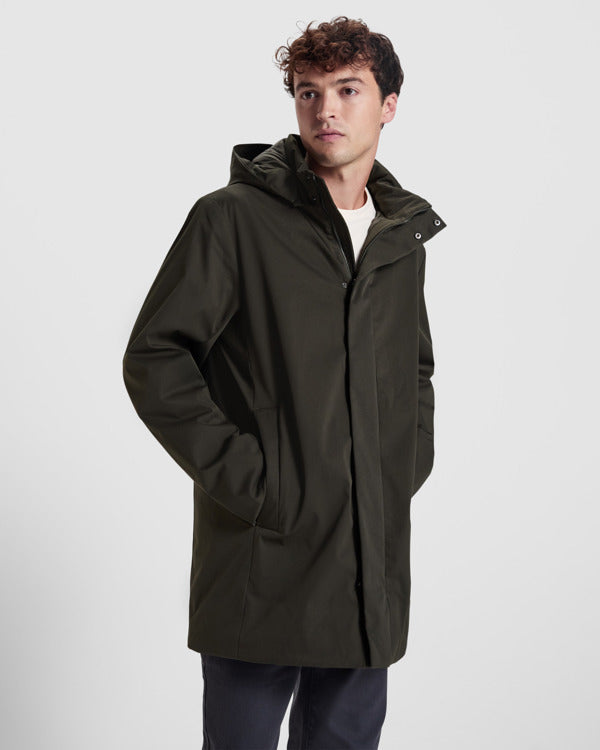 ROLY DOME Unisex parka in black - promotional clothing printed with your company logo